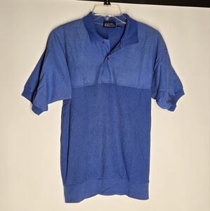 Vintage Jonathan David Classic Blue Polo Shirt